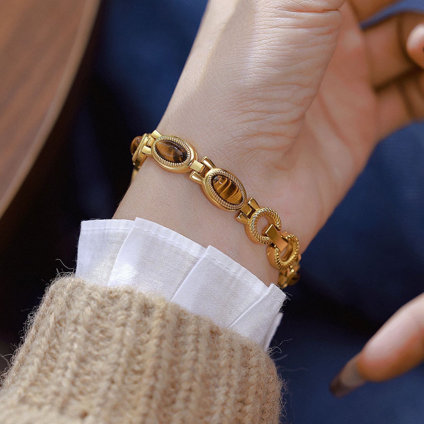 Montre Maraya Œil de tigre