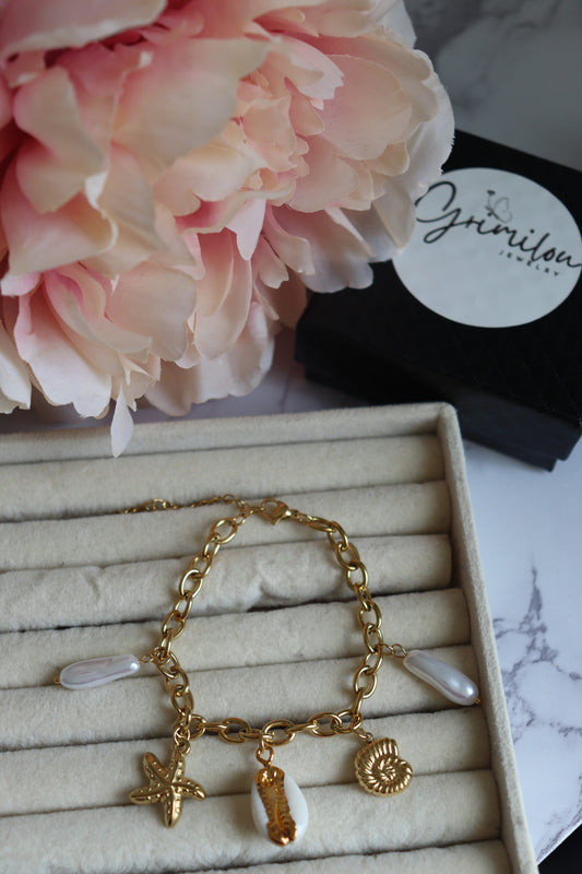 Bracelet Multi-charms Shell