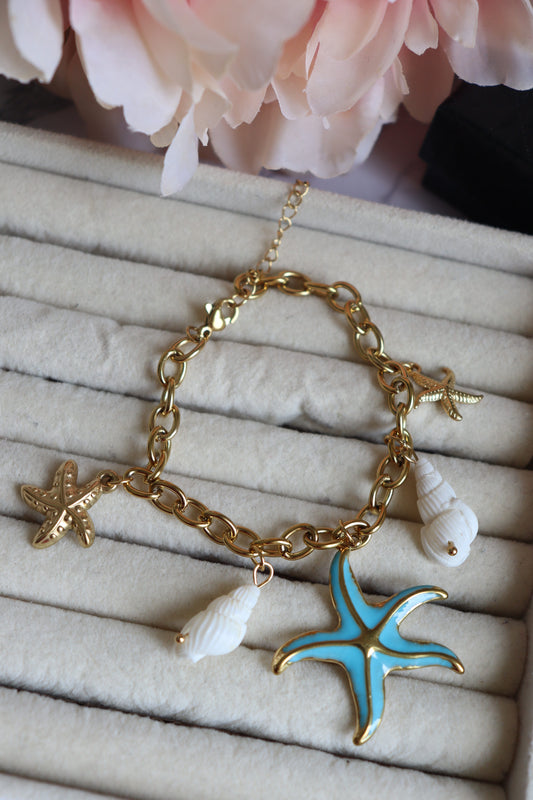 Bracelet Multi-charms Estrella Bleu