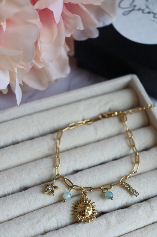 Bracelet Multi-charms Pelene