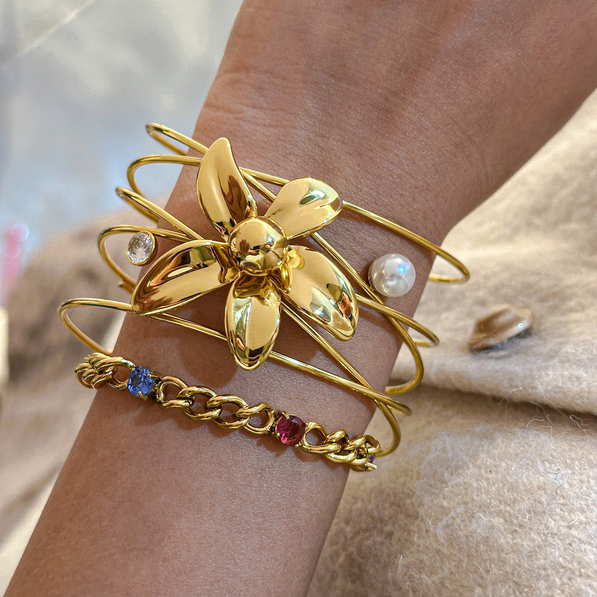 Bracelet Jonc Joyce- Manchette