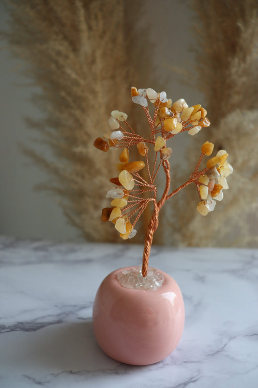 Arbre de Vie en Citrine – Abondance & Énergie Positive