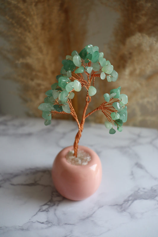 Arbre de Vie en Aventurine Verte – Chance & Harmonie