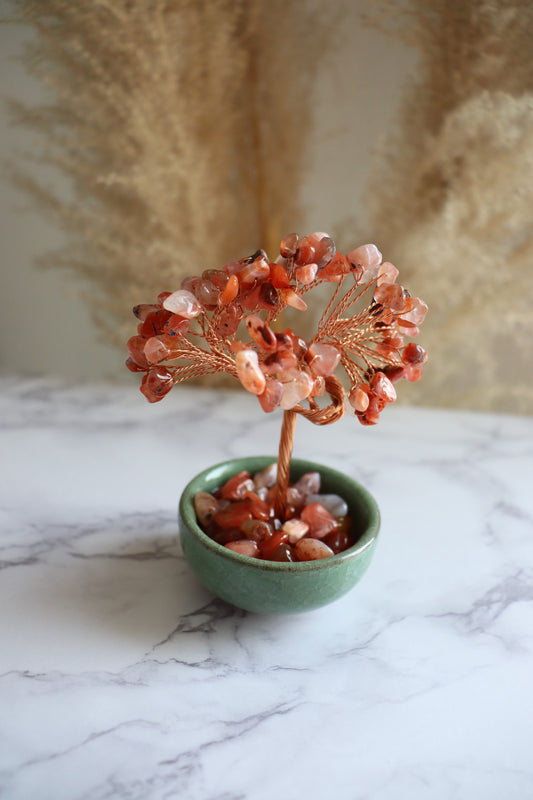 Arbre de Vie en Cornaline – Confiance & Vitalité