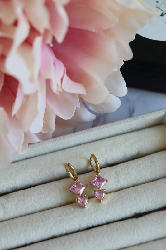 Boucles d'oreilles Carla Rose Zircon
