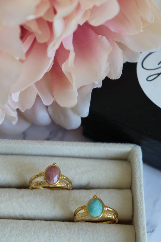Bague  Donatella Rhodochrosite