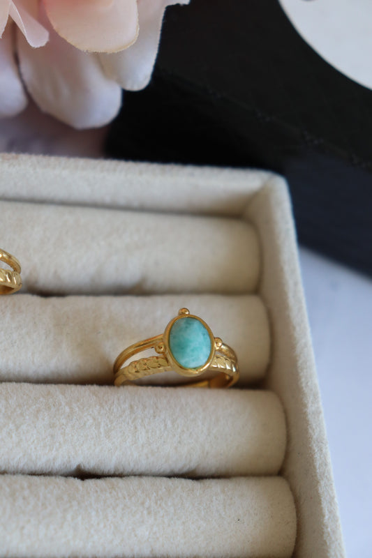 Bague Donatella Amazonite