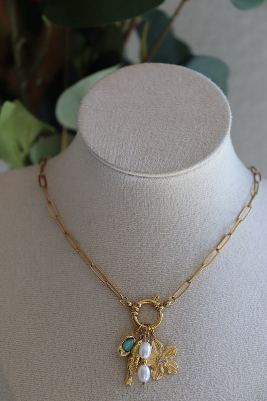 Collier Multi-charms Blooming
