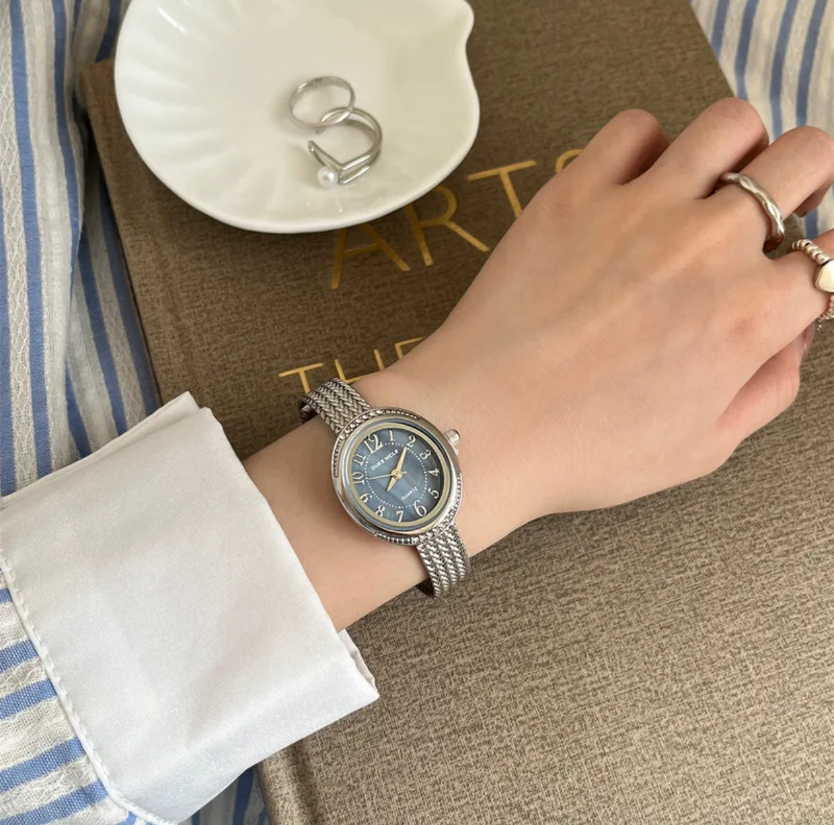 Montre Saphir Argenté