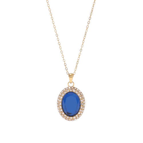 Collier Blue Diamond