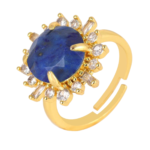 Bague Lazuli - Pierre naturelle