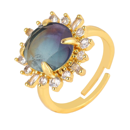 Bague Fluorite - Pierre naturelle