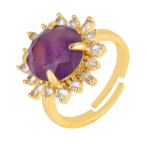 Bague Améthyste - Pierre naturelle