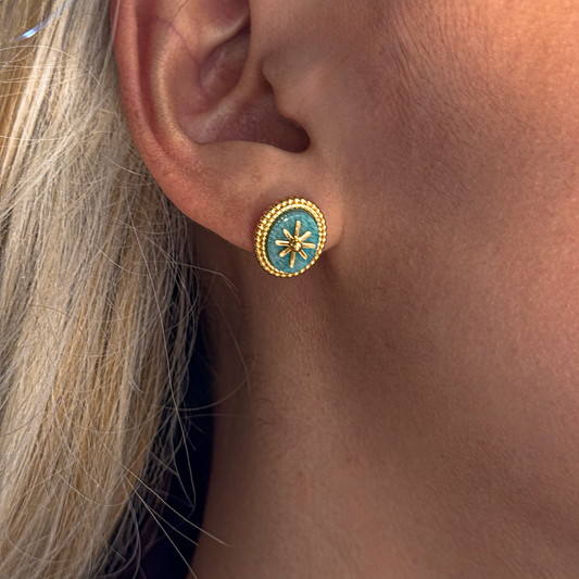 Boucles d’oreilles Amazonite