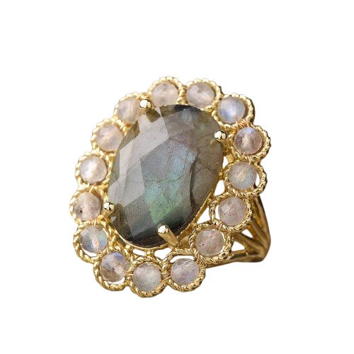 Bague Veyra - Labradorite