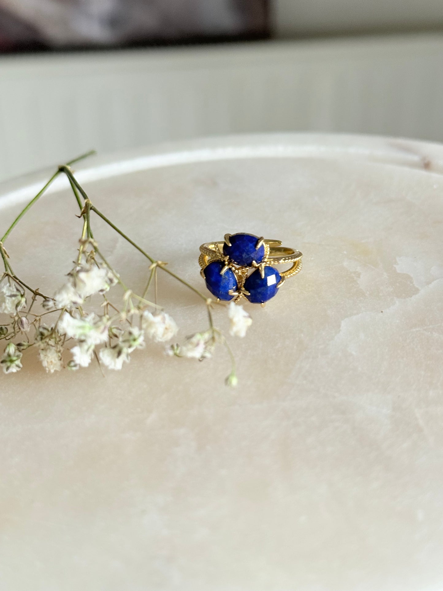 Bague Cyrielle - Lapis Lazuli