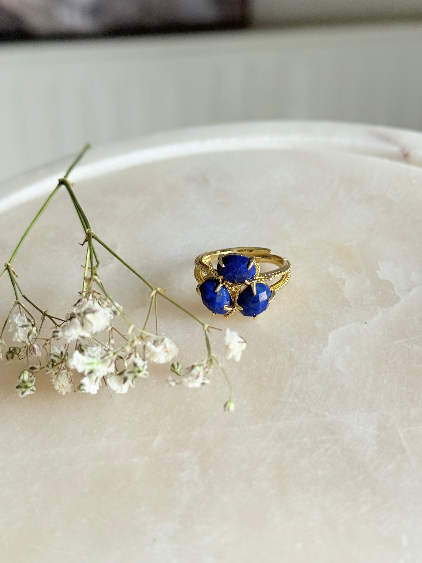 Bague Cyrielle - Lapis Lazuli