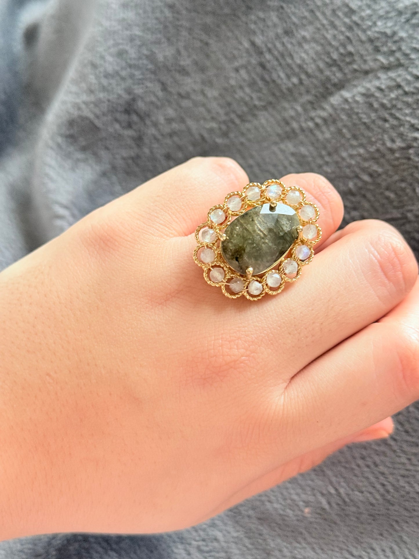 Bague Veyra - Labradorite