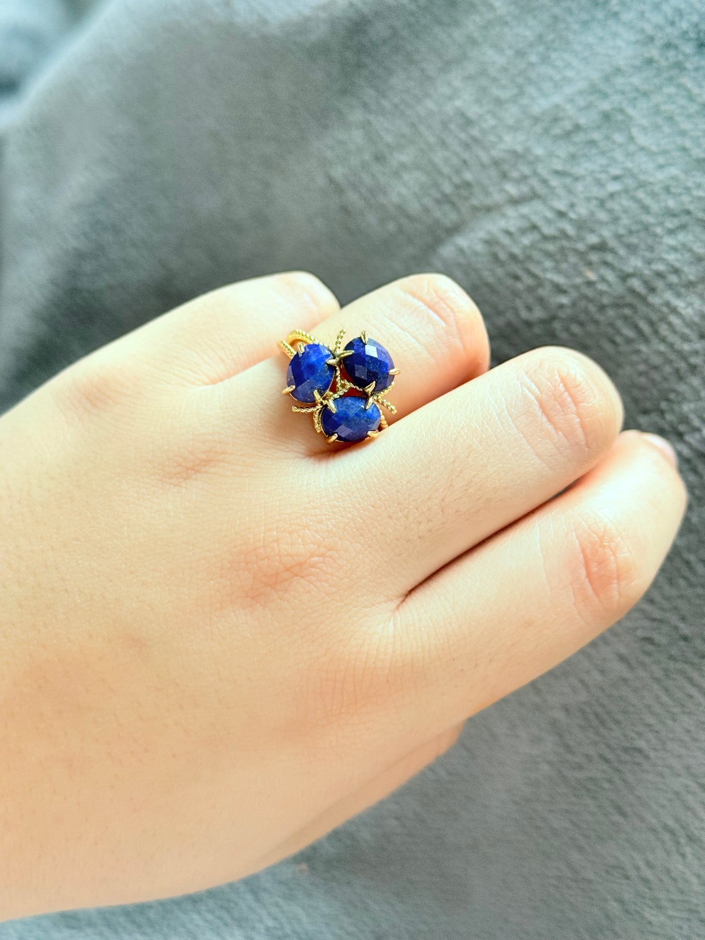 Bague Cyrielle - Lapis Lazuli
