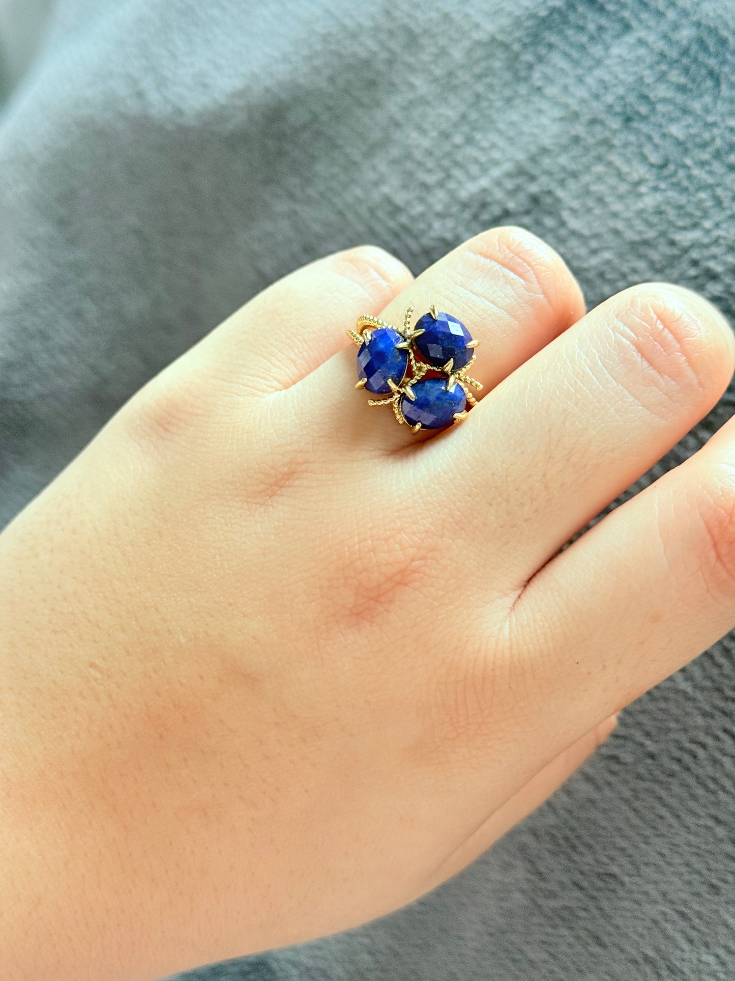 Bague Cyrielle - Lapis Lazuli