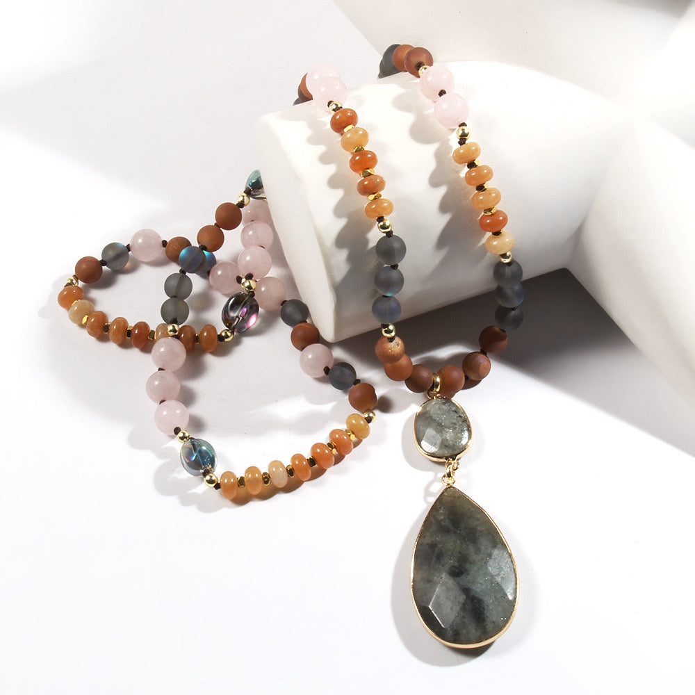 Sautoir Nébula - Labradorite