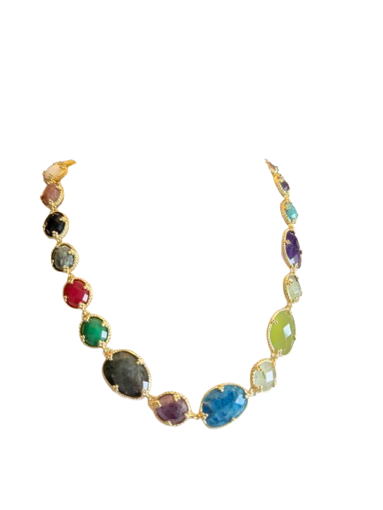 Collier Reine de 23 pierres Naturelles