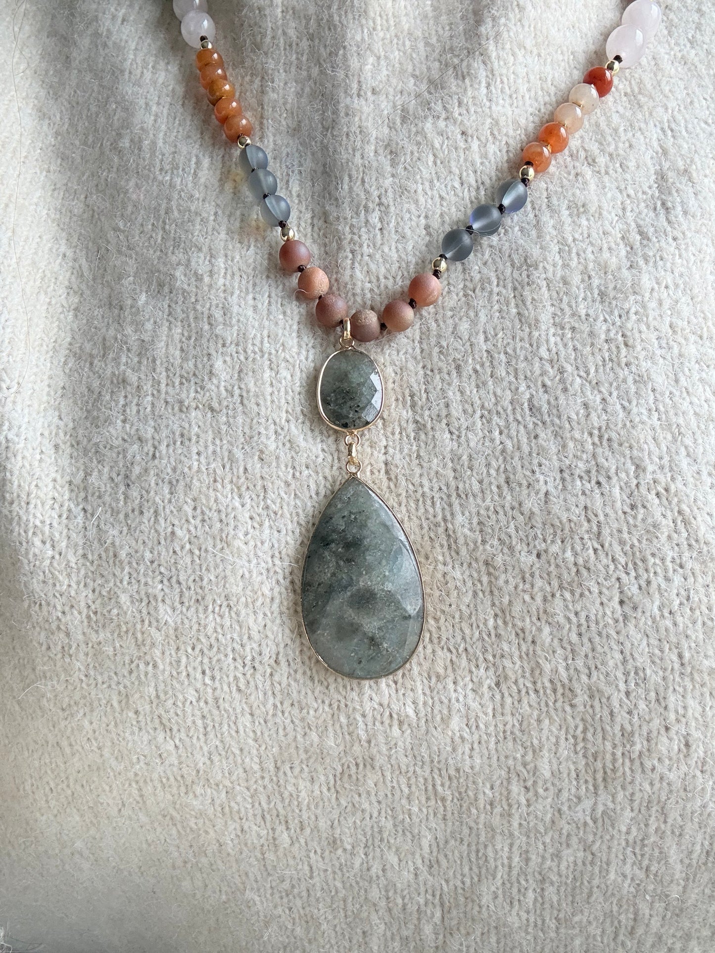 Sautoir Nébula - Labradorite
