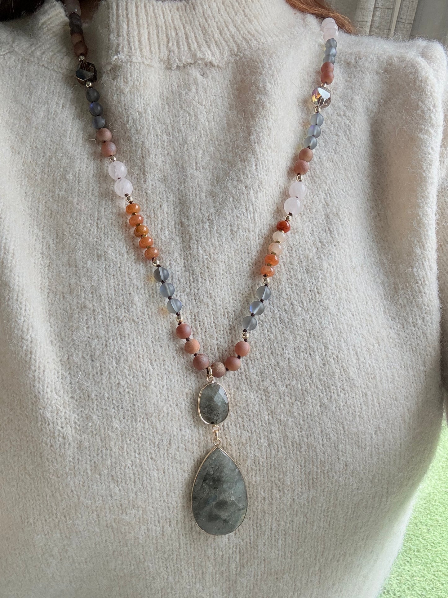 Sautoir Nébula - Labradorite