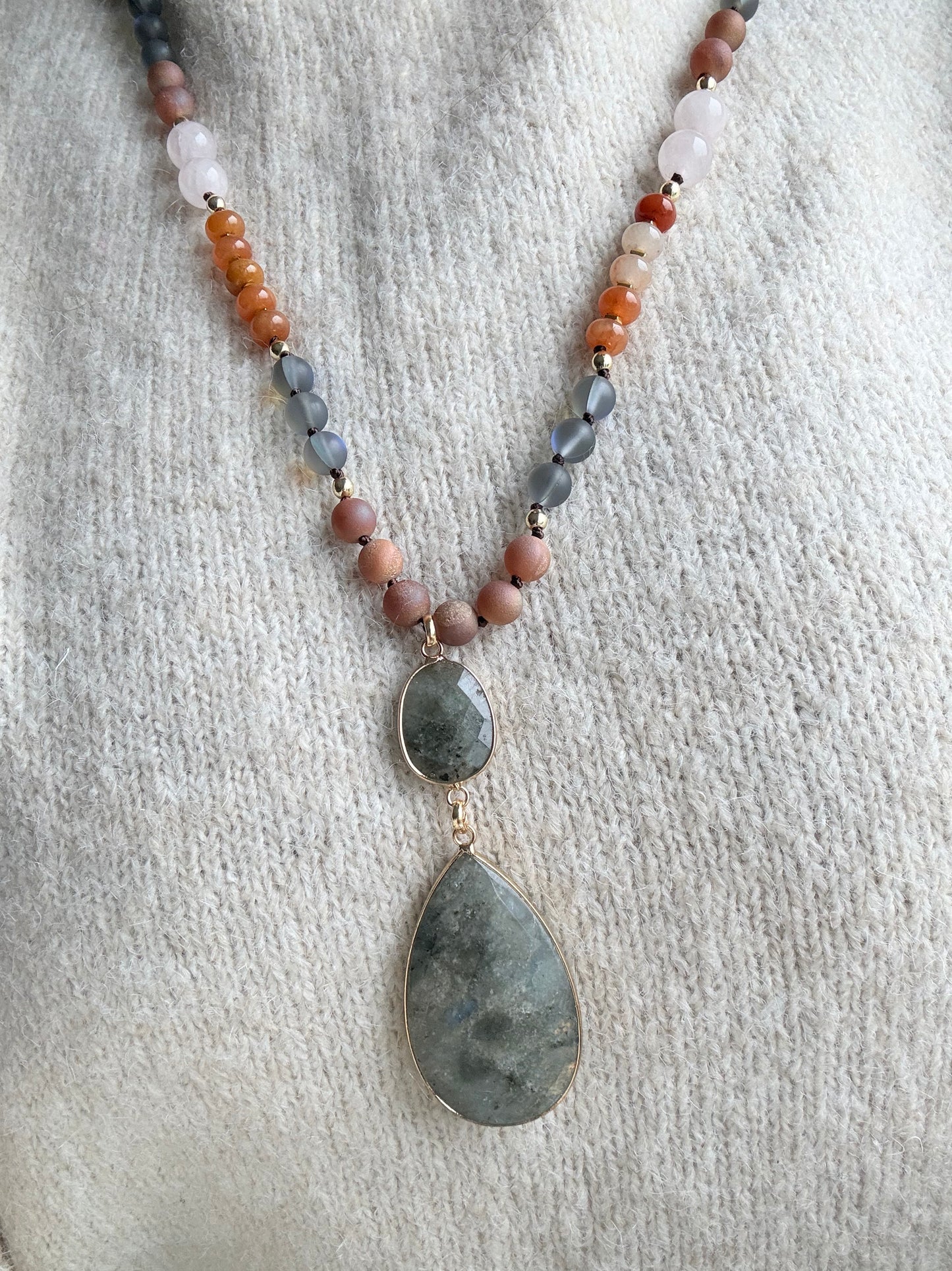 Sautoir Nébula - Labradorite