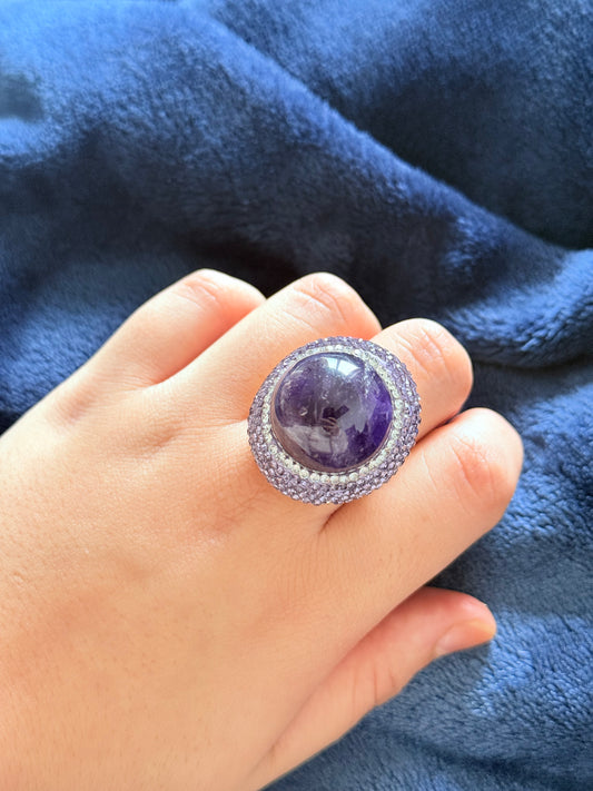 Bague Violette astral