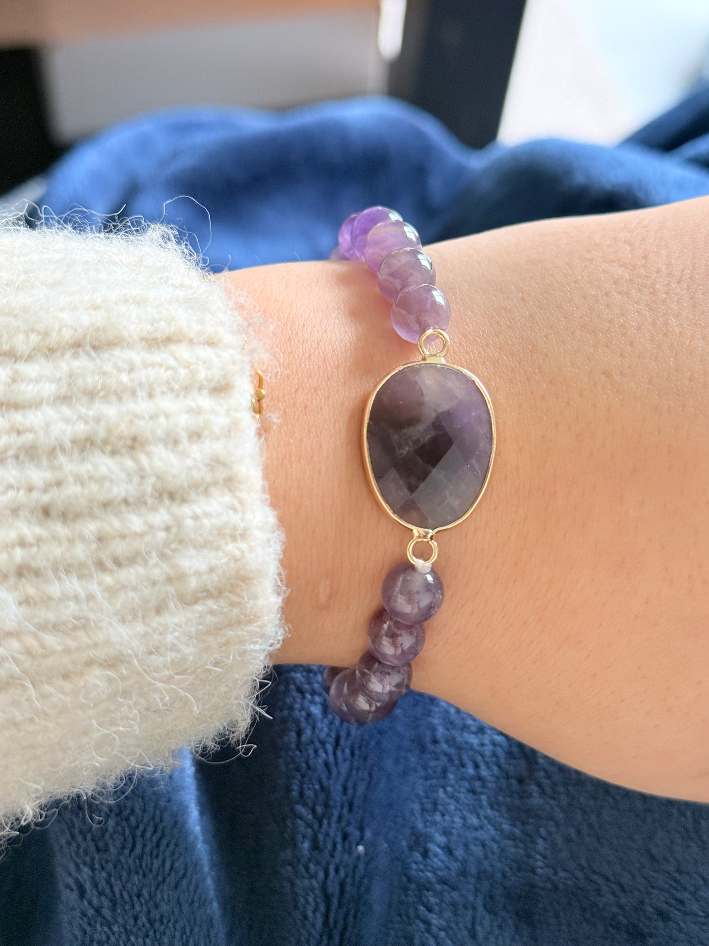 Bracelet en Améthyste