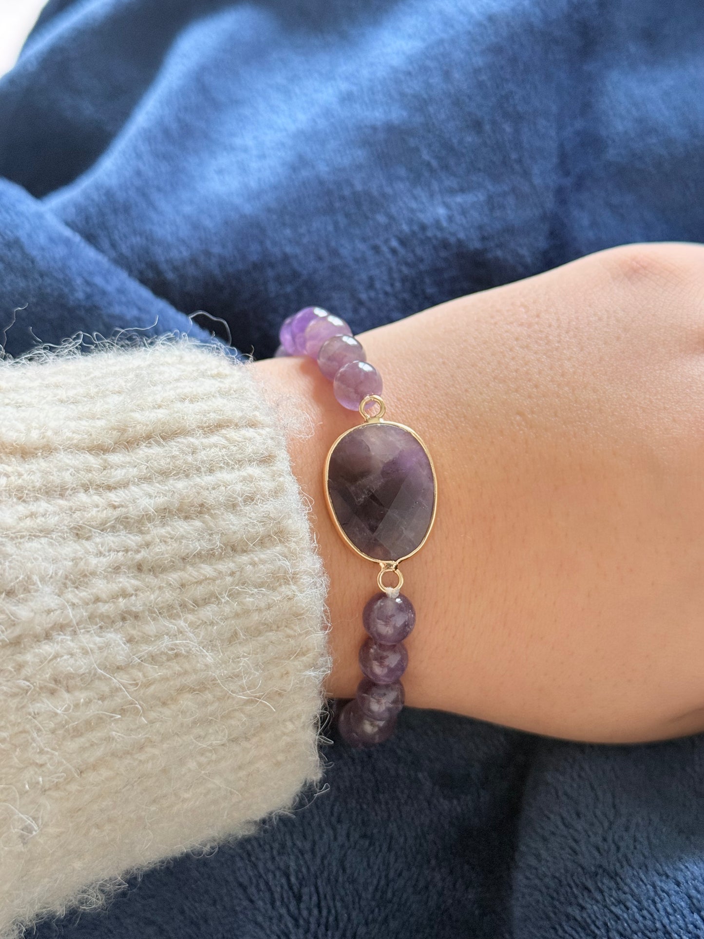 Bracelet en Améthyste