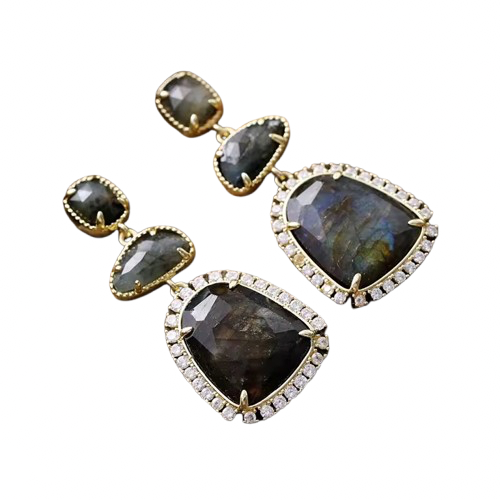 Boucles d’oreilles Felicita - Labradorite