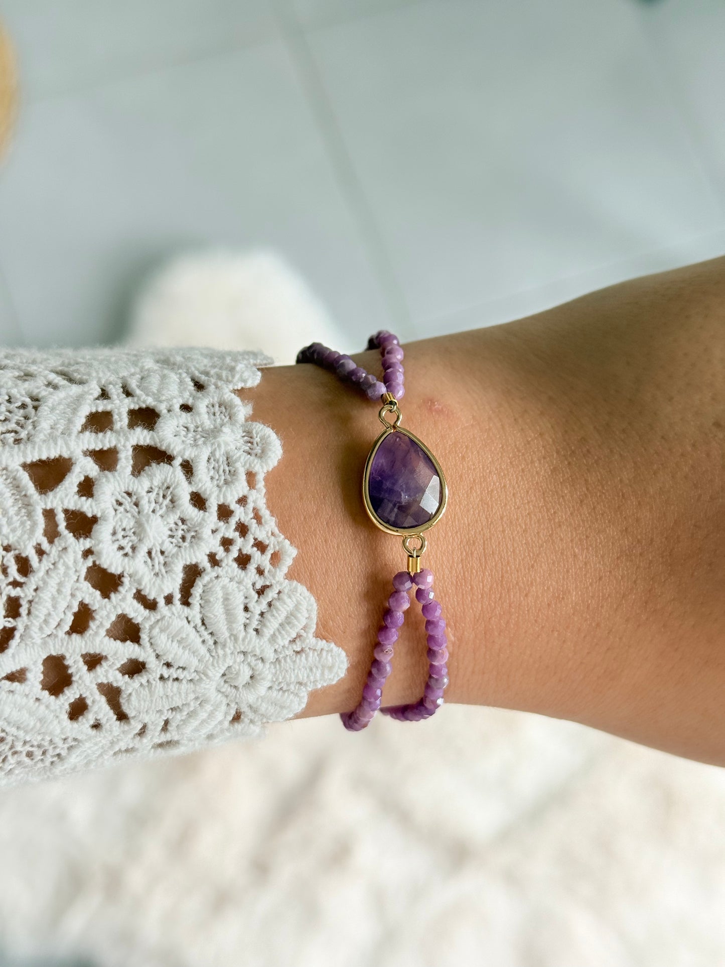 Bracelet Cybélia - Améthyste