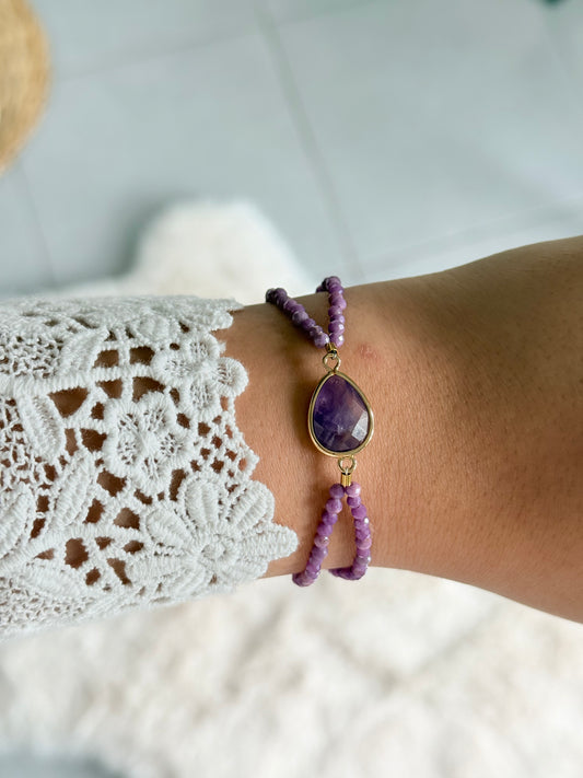 Bracelet Cybélia - Améthyste