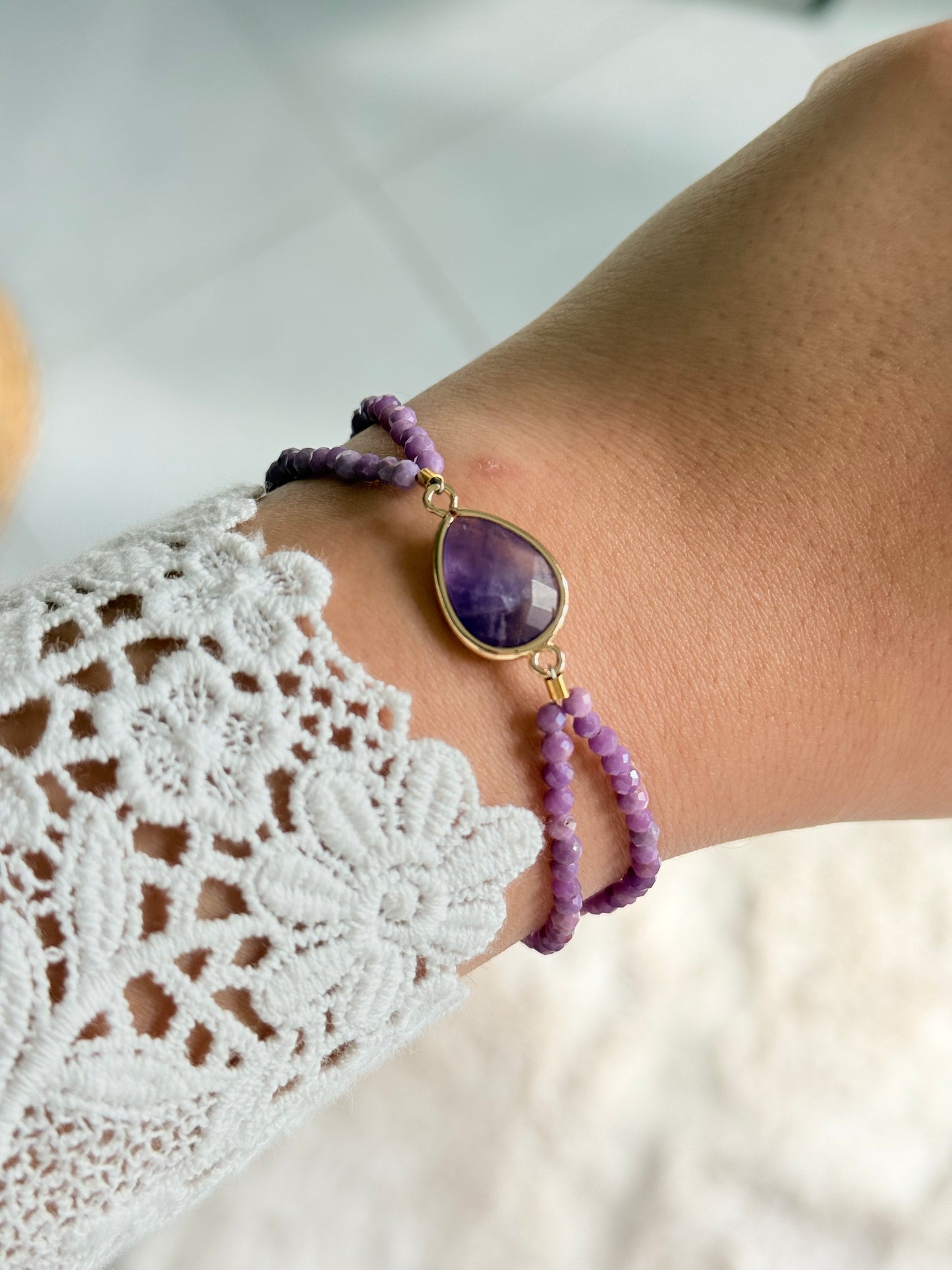 Bracelet Cybélia - Améthyste