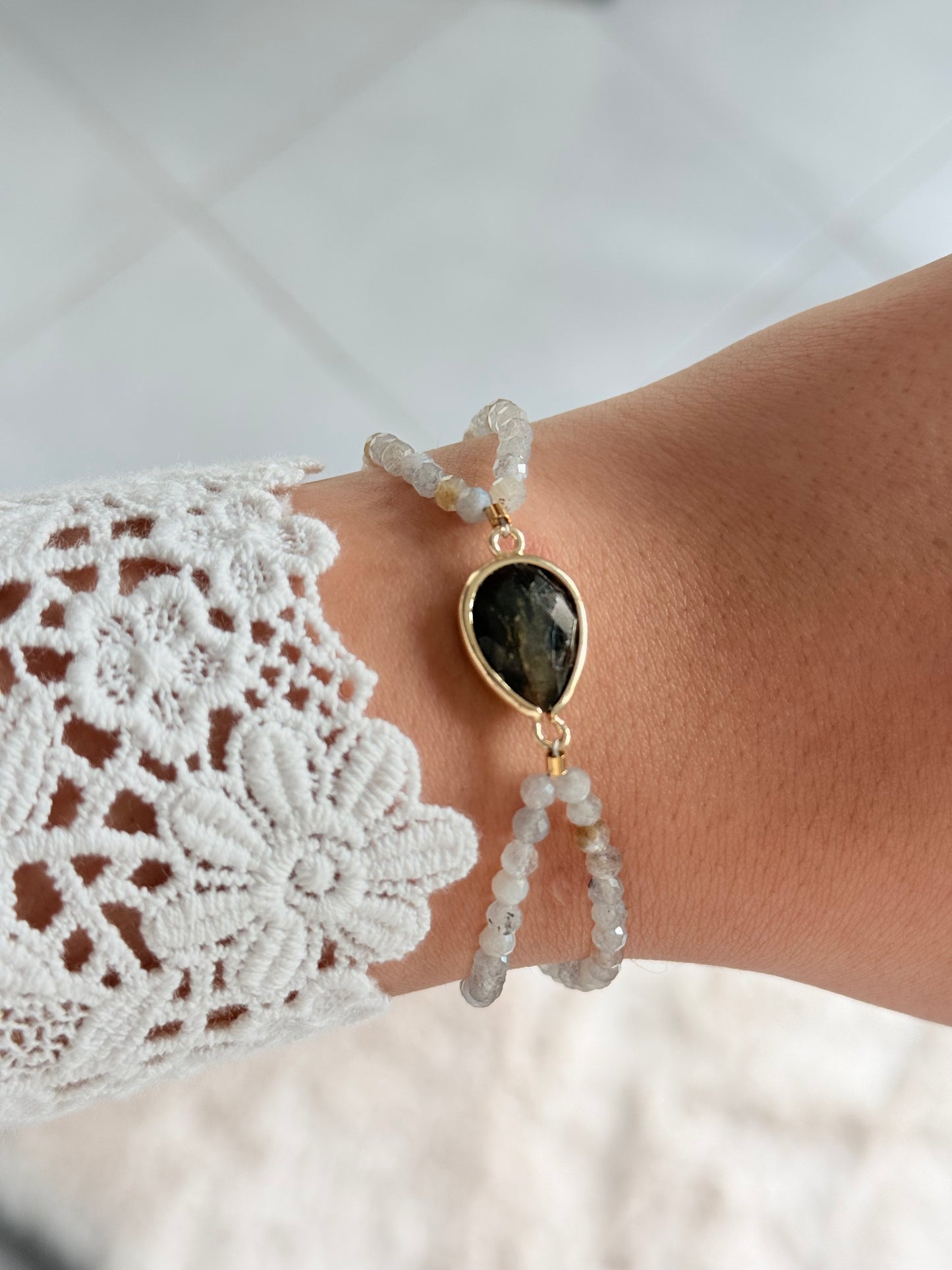 Bracelet Cybélia - Labradorite