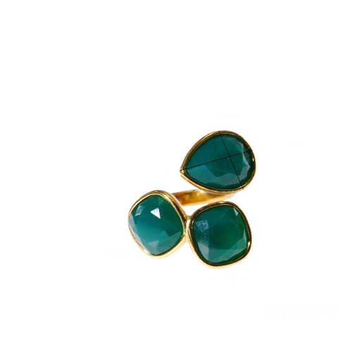 Bague Agathe Verte