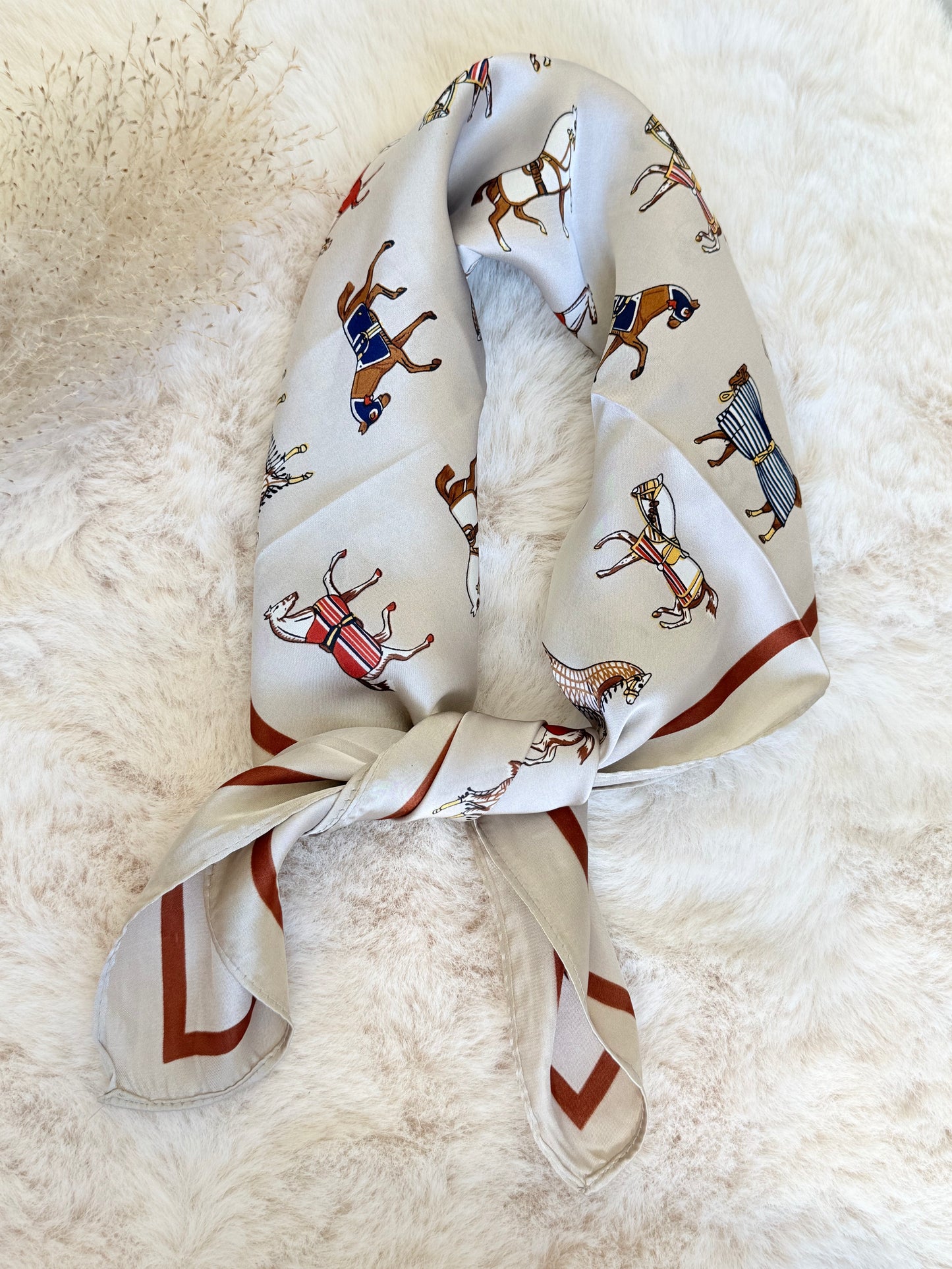 Foulard imprimé - Grand Galop