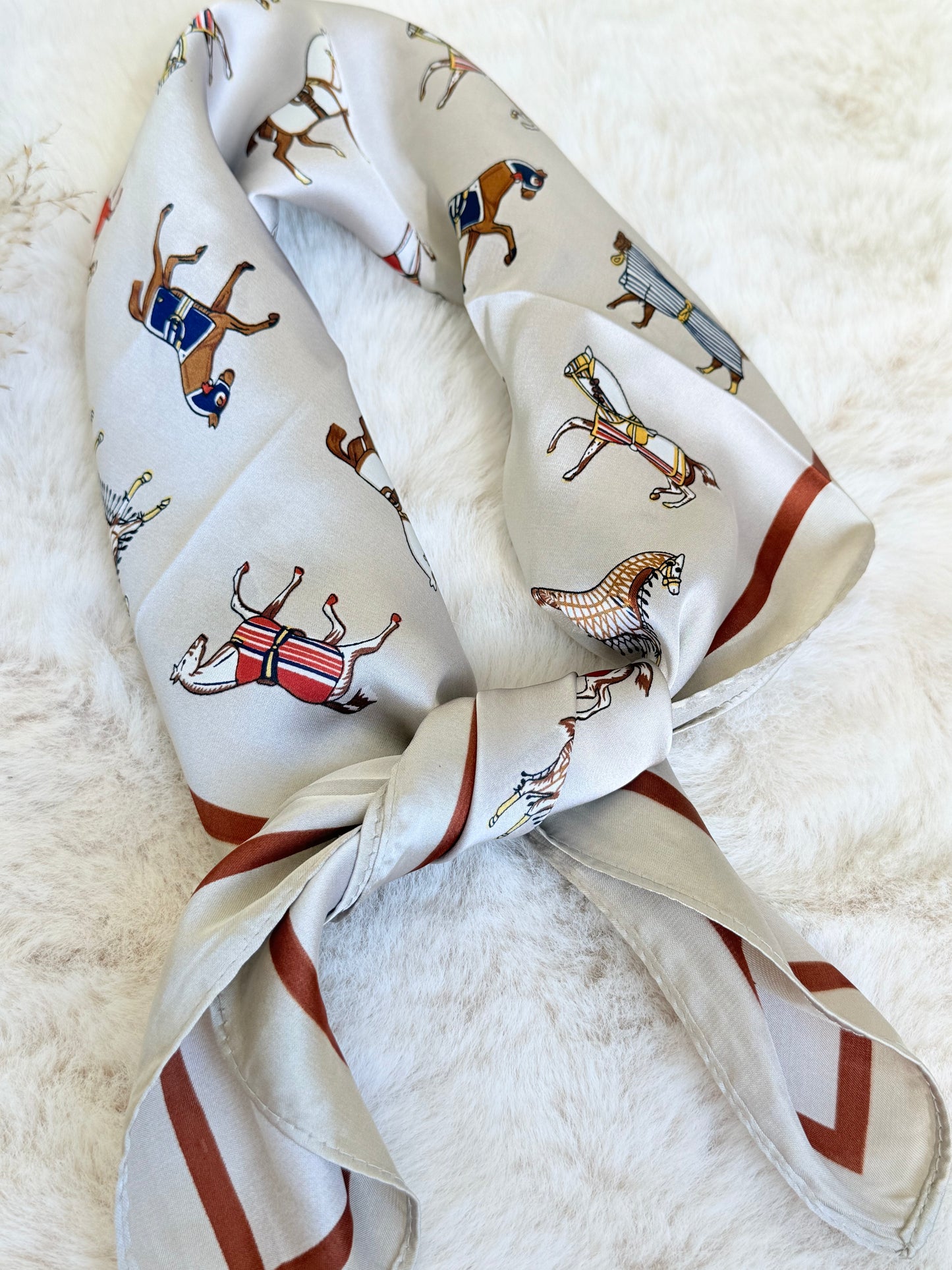 Foulard imprimé - Grand Galop