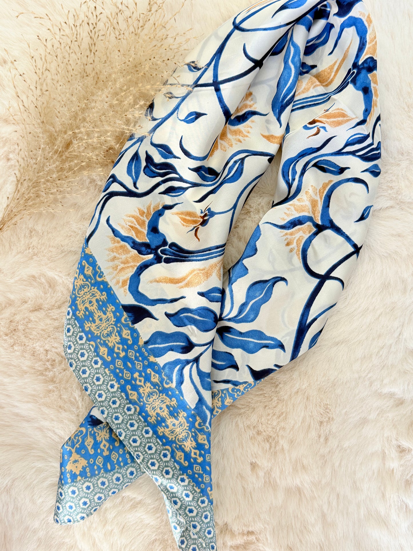 Foulard imprimé - blue