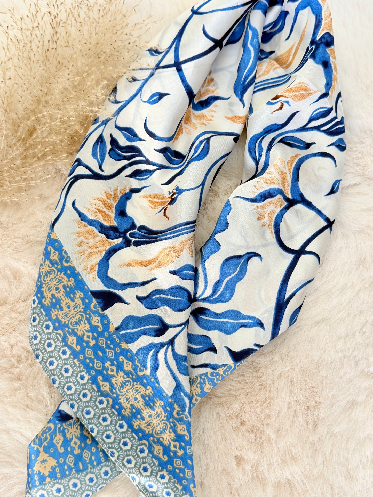 Foulard imprimé - blue
