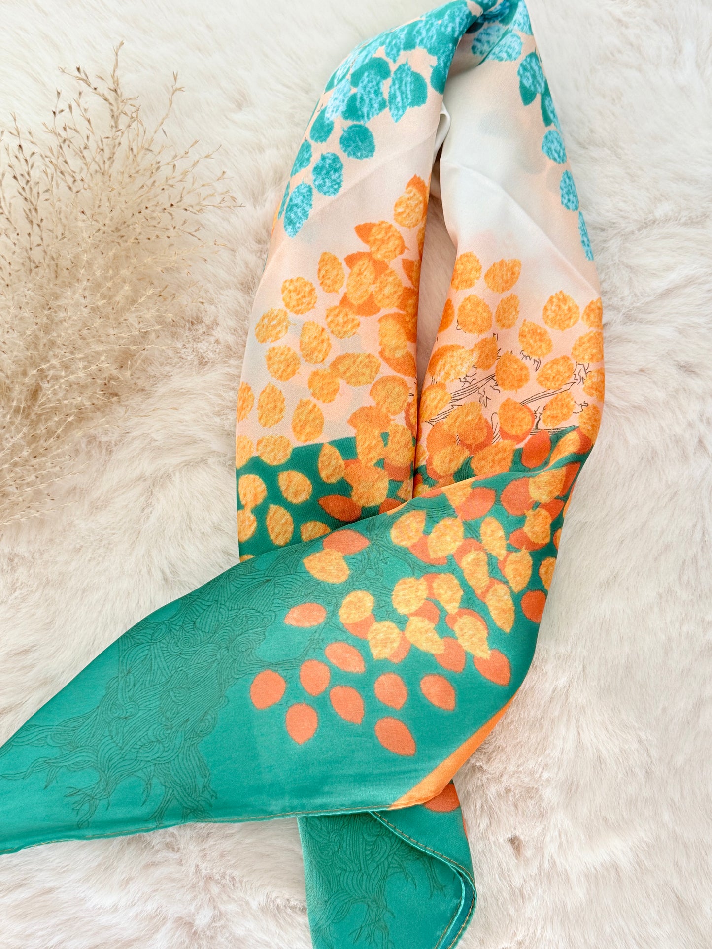 Foulard imprimé - printanier