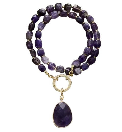 Collier Amaya - Améthyste
