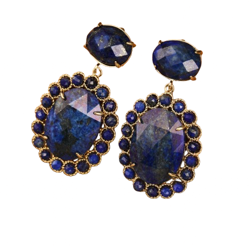 Boucles d’oreilles Veyra - Lapis Lazuli