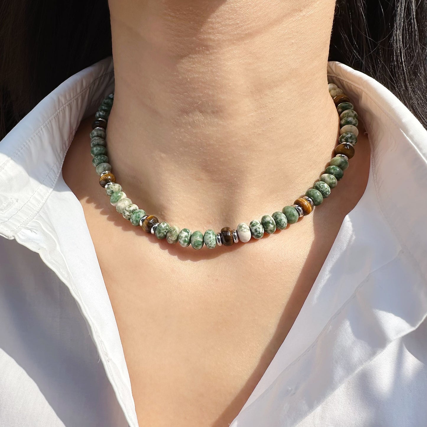 Collier Cami - Jaspe Ocean