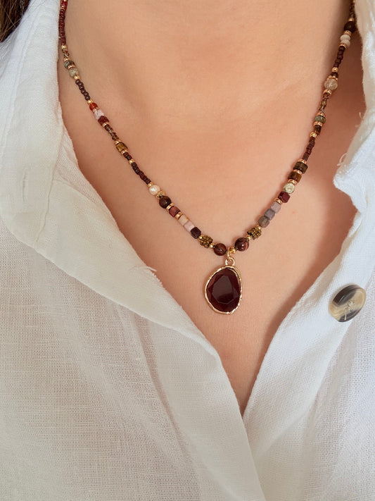 Collier Ambre - Pierres naturelles