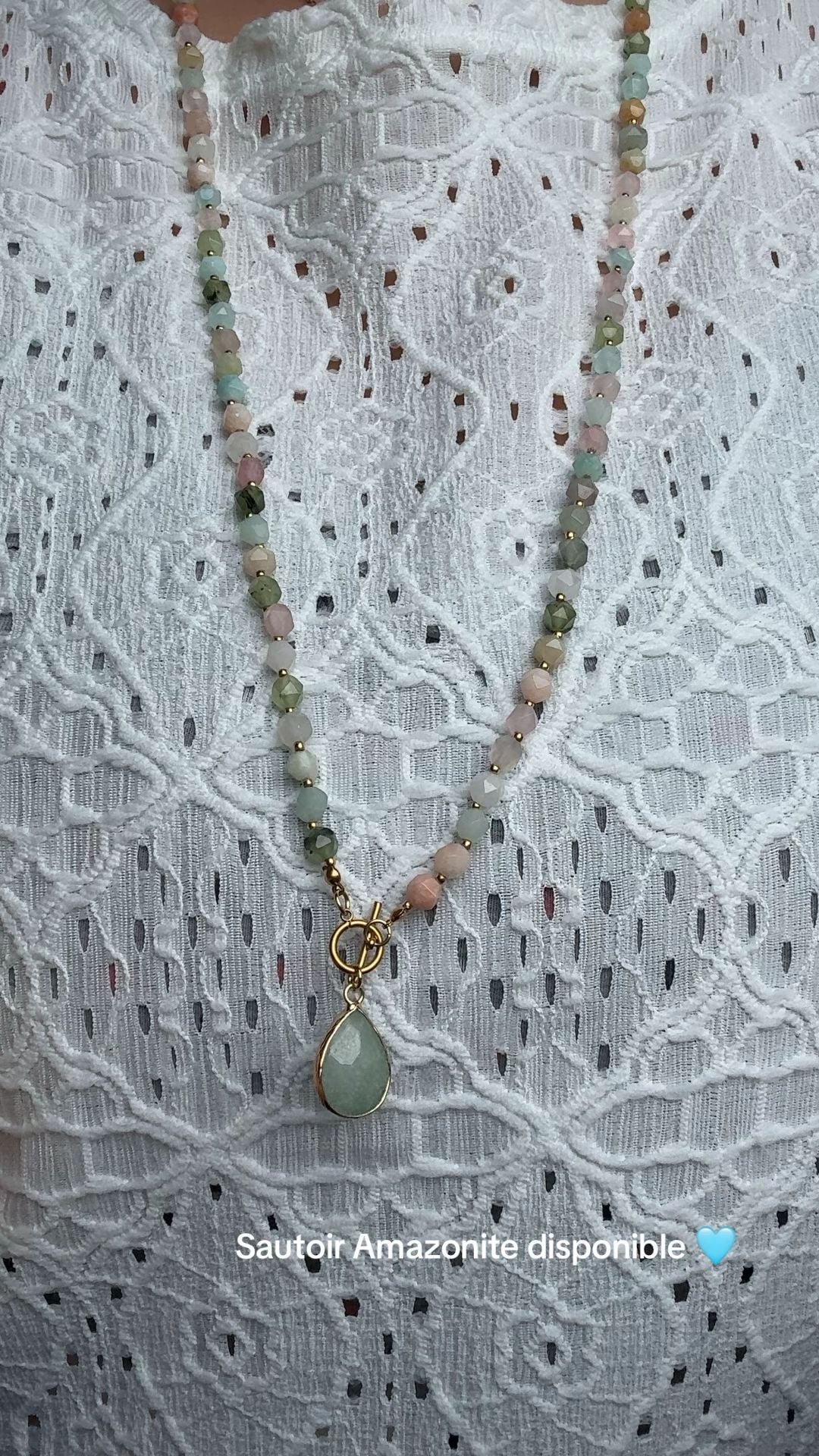 Sautoir Amazonite
