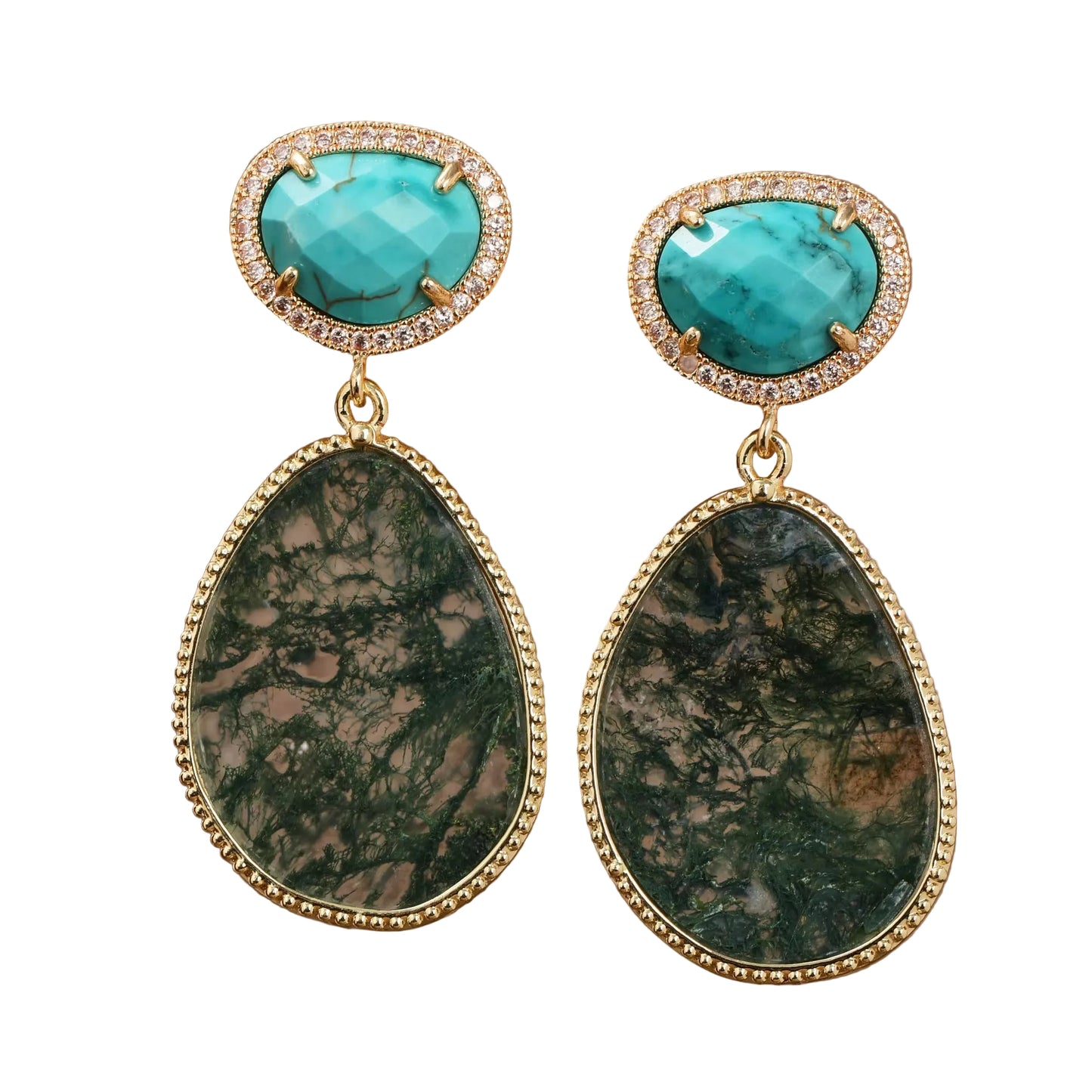 Boucles d’oreilles Ariel -Turquoise