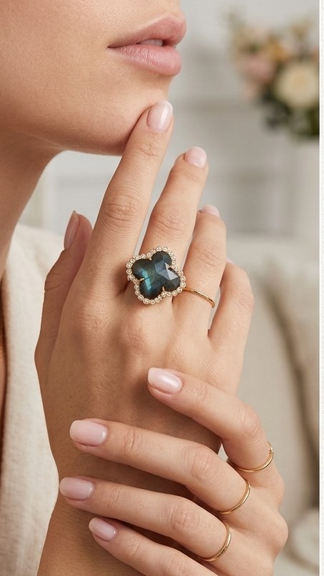Bague Diamonda - Labradorite